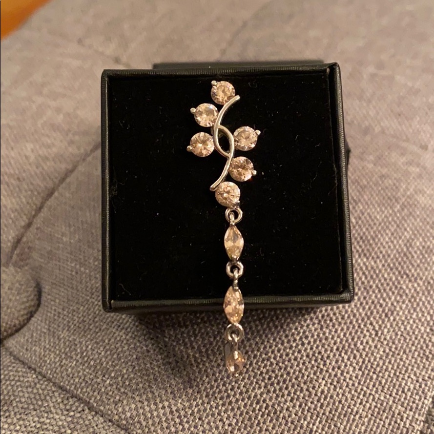 Baby Pink Dangle Belly Ring Baby Pink Dangle Belly Ring